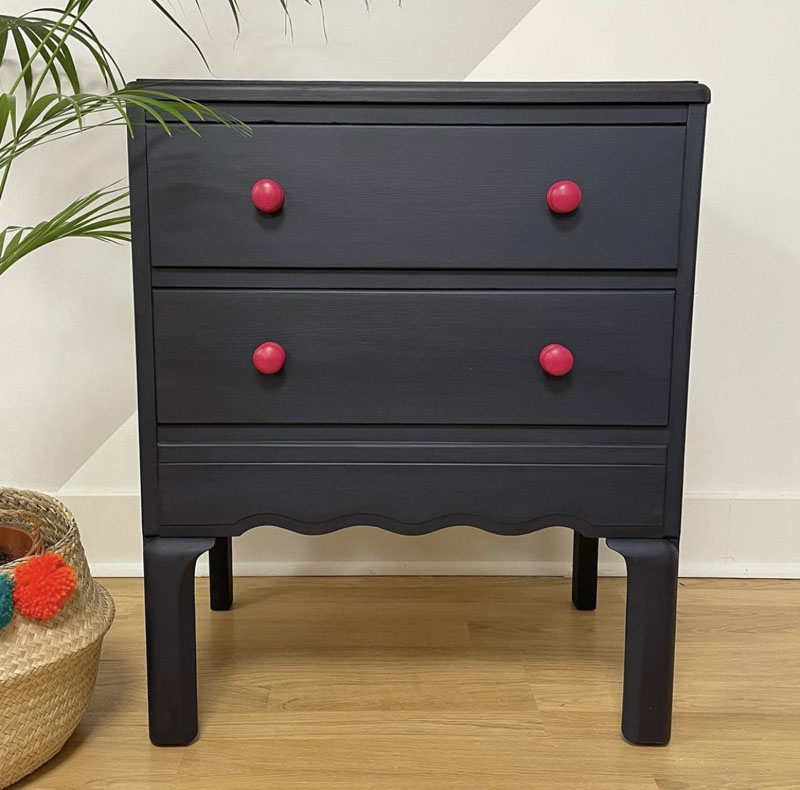 Geometric Navy Drawers - Image 3